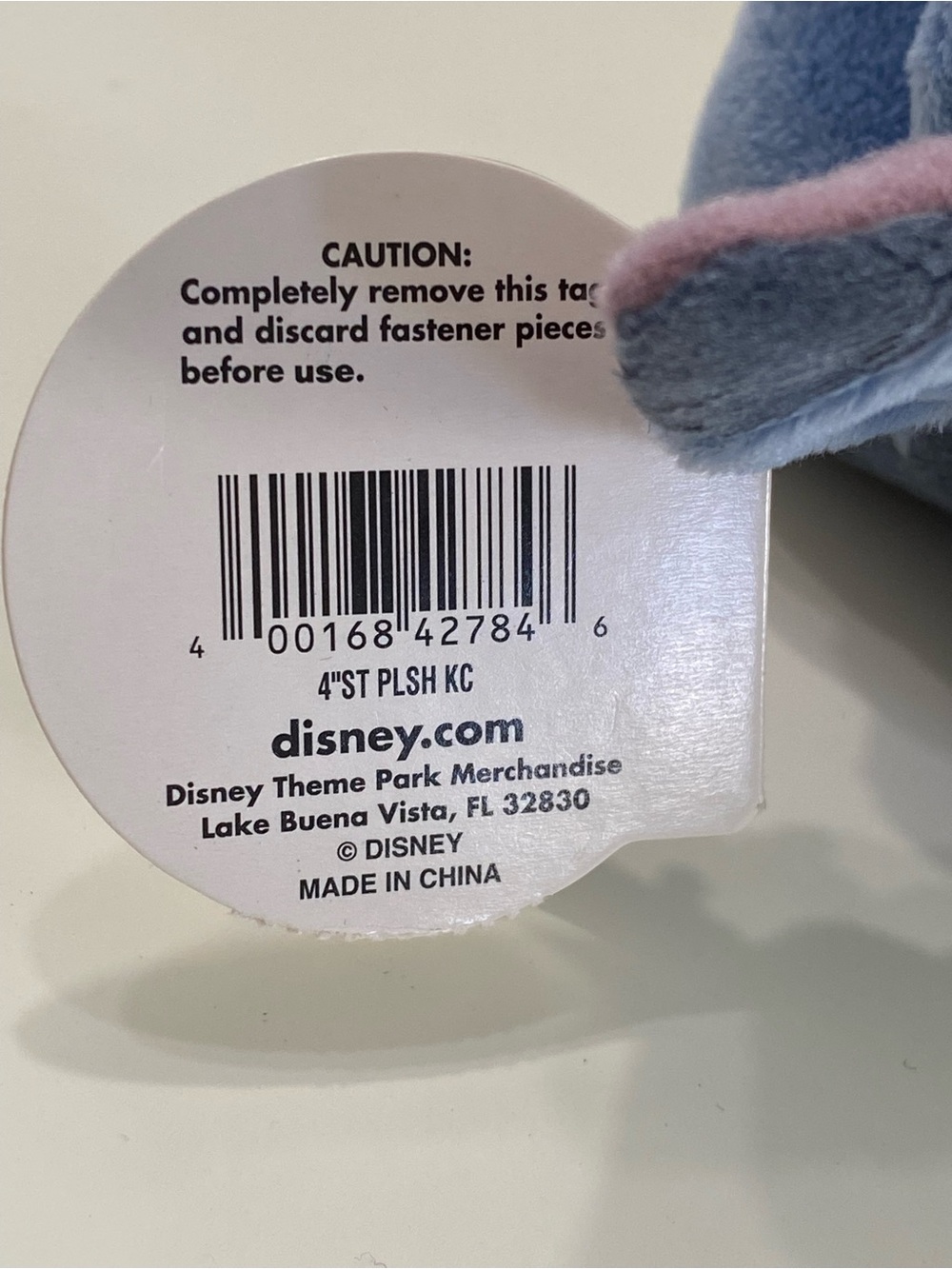 Disney Parks 4” Plush Stitch Keychain With Original Tag - Picture 10 of 16